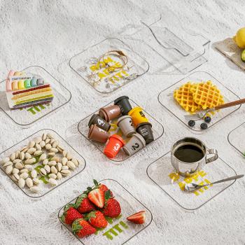 Großhandel B2B Klare Kinder Snack Schale, acht Stück + Boden